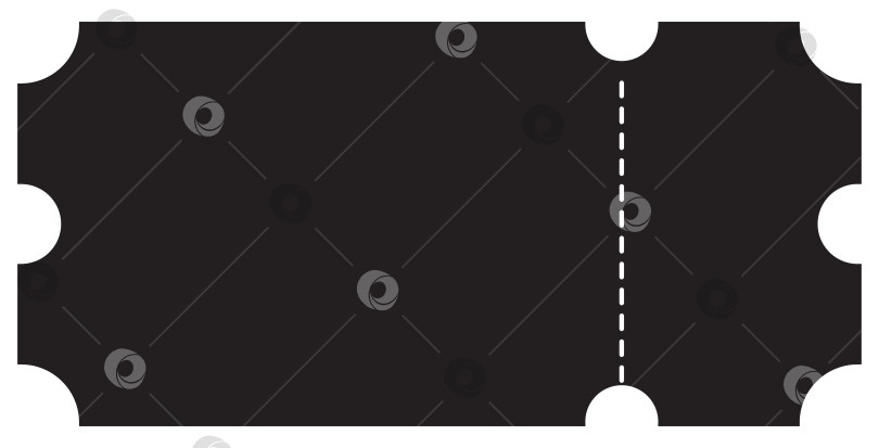 Скачать Сплошной черный силуэт билета фотосток Ozero