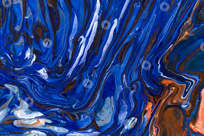 Скачать Fluid Art. Abstract Acrylic Pouring фотосток Ozero