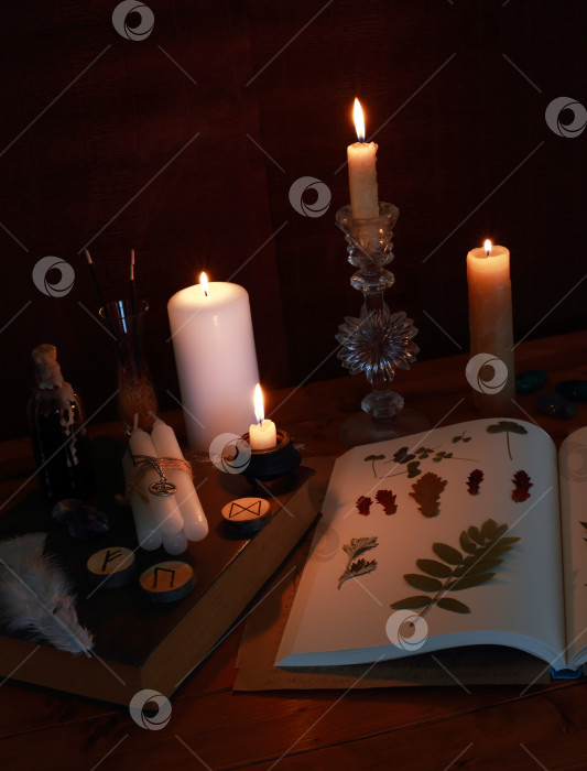 Скачать магия, руны, пентаграммы и магические символы для ритуала фотосток Ozero