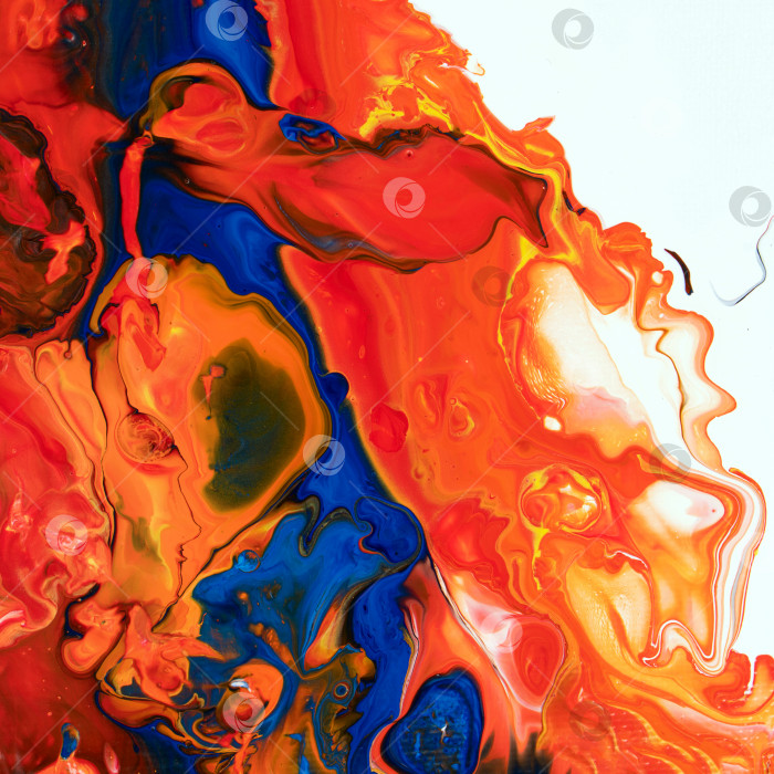 Скачать Fluid Art. Abstract Acrylic Pouring фотосток Ozero