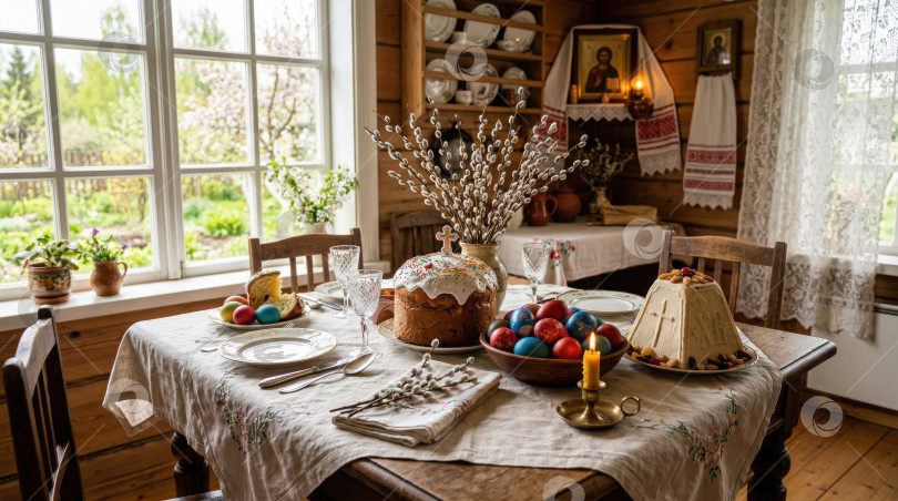 Скачать Пасхальный стол фотосток Ozero