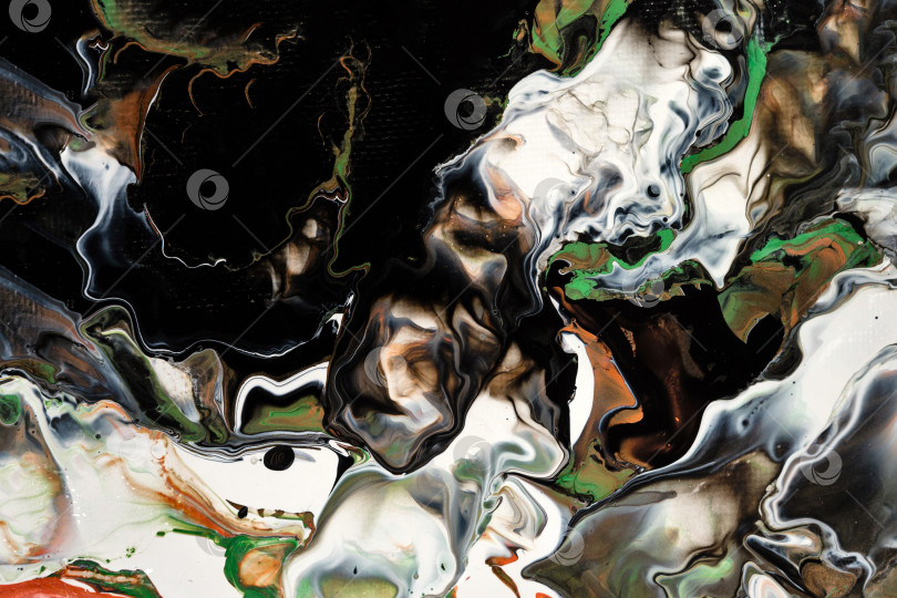 Скачать Fluid Art. Abstract Acrylic Pouring фотосток Ozero