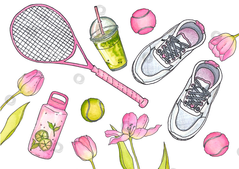 Скачать Тюльпаны и спорт фотосток Ozero