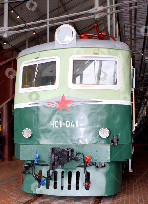 Скачать Электровоз ЧС1-041 в музее Железных дорог России. фотосток Ozero