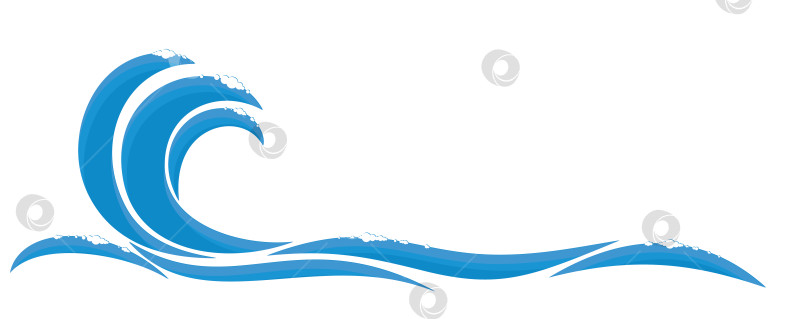 Скачать Голубая волна. фотосток Ozero