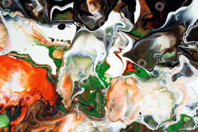 Скачать Fluid Art. Abstract Acrylic Pouring фотосток Ozero