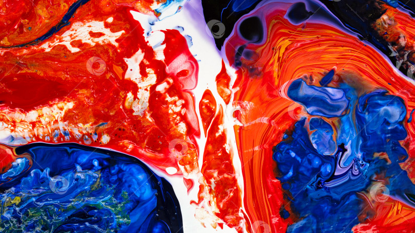 Скачать Fluid Art. Abstract Acrylic Pouring фотосток Ozero