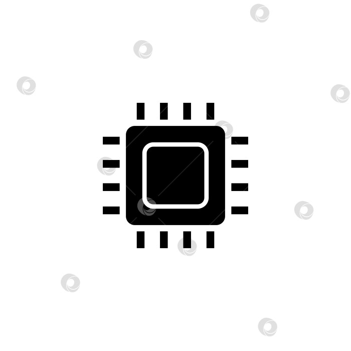 Скачать Значок центрального процессора фотосток Ozero