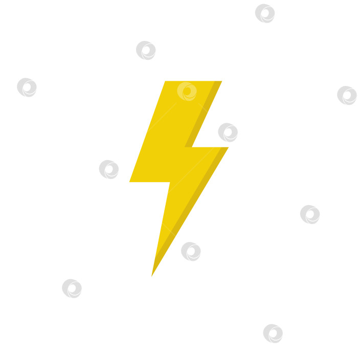 Скачать Векторный значок молнии фотосток Ozero