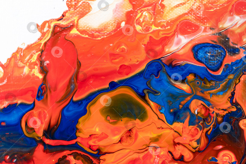 Скачать Fluid Art. Abstract Acrylic Pouring фотосток Ozero