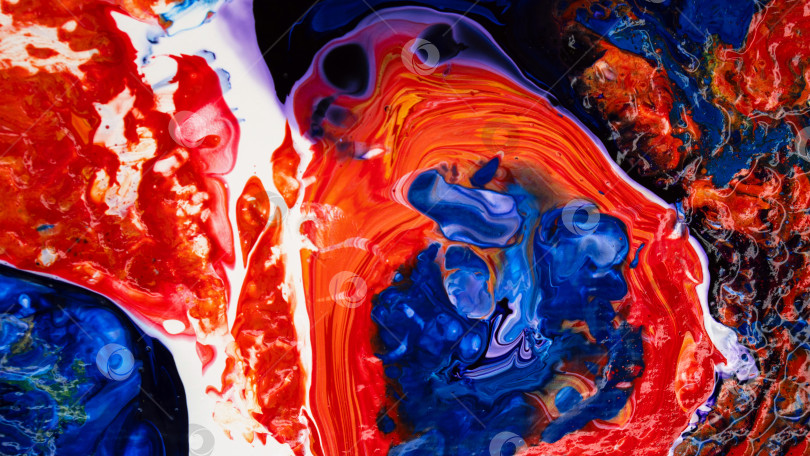 Скачать Fluid Art. Abstract Acrylic Pouring фотосток Ozero