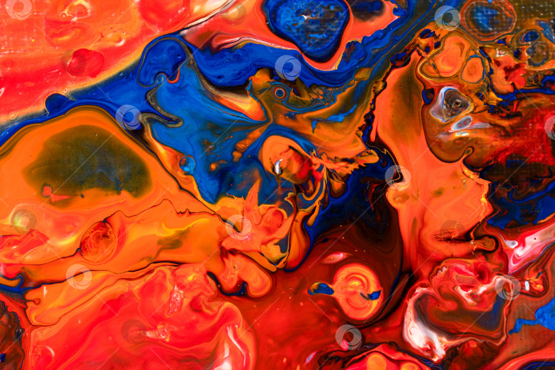 Скачать Fluid Art. Abstract Acrylic Pouring фотосток Ozero