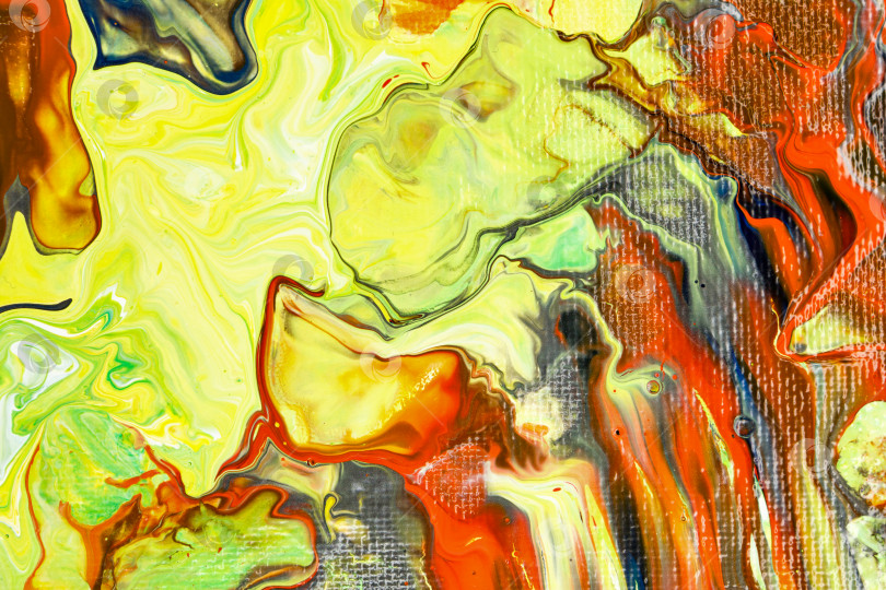 Скачать Fluid Art. Abstract Acrylic Pouring фотосток Ozero