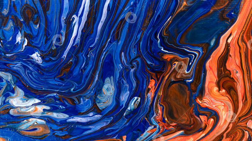 Скачать Fluid Art. Abstract Acrylic Pouring фотосток Ozero