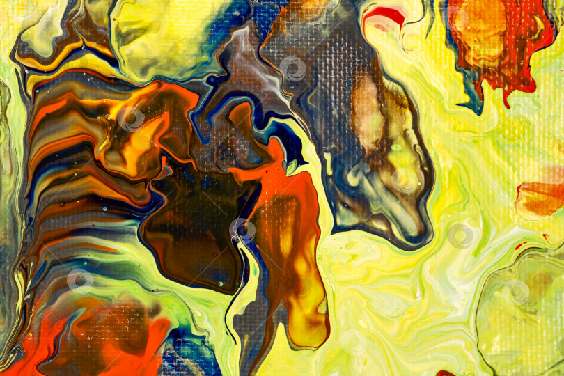 Скачать Fluid Art. Abstract Acrylic Pouring фотосток Ozero