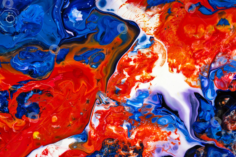 Скачать Fluid Art. Abstract Acrylic Pouring фотосток Ozero