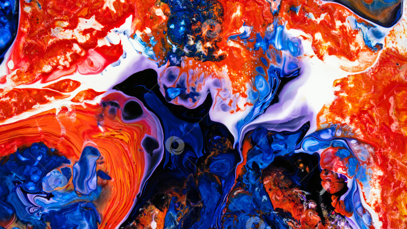 Скачать Fluid Art. Abstract Acrylic Pouring фотосток Ozero