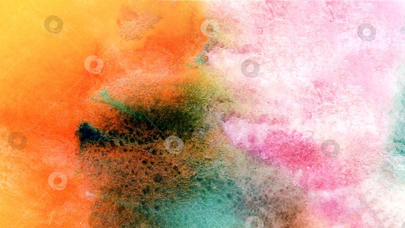Скачать Абстрактный яркий гранжевый акварельный фон фотосток Ozero