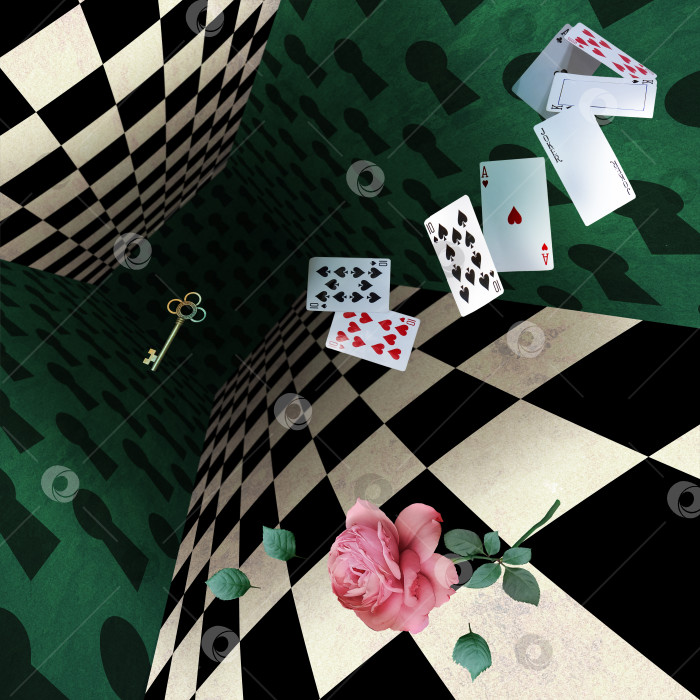 Скачать Комната в стране чудес. фотосток Ozero