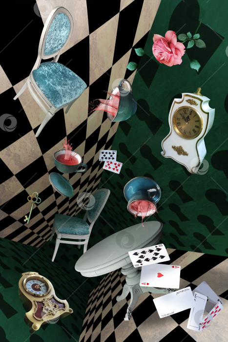 Скачать Комната в стране чудес. фотосток Ozero