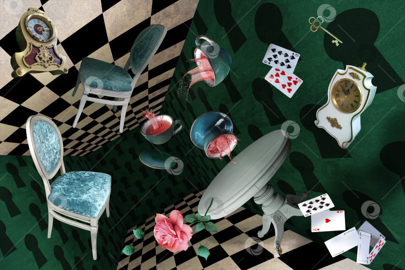 Скачать Комната в стране чудес фотосток Ozero