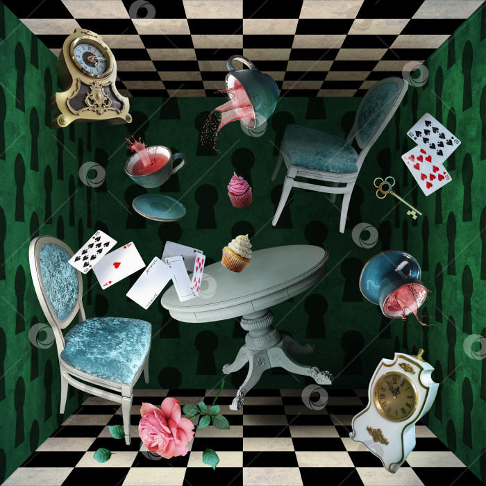 Скачать Комната в стране чудес фотосток Ozero