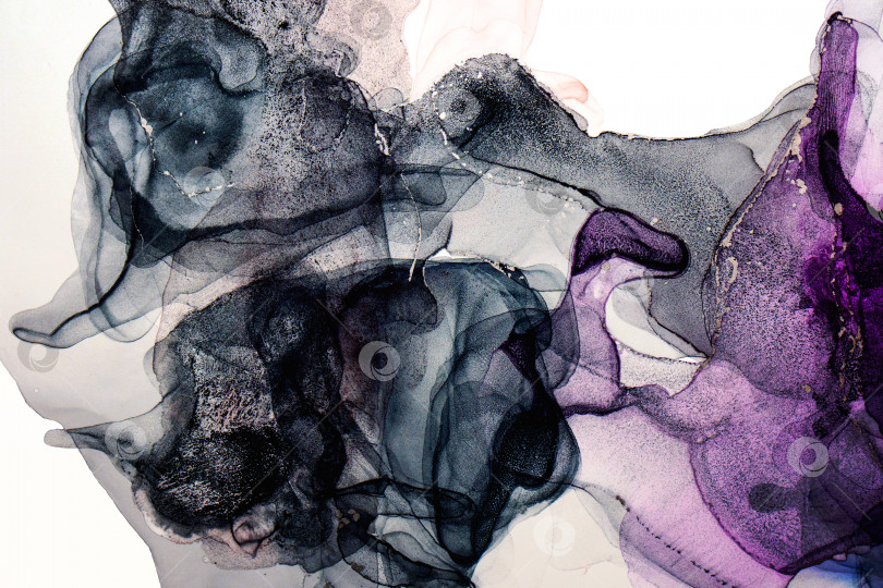 Скачать Alcohol ink colors translucent фотосток Ozero