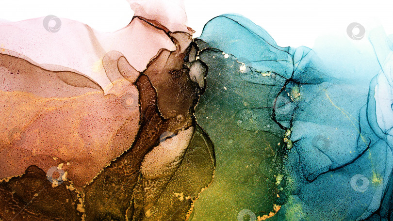 Скачать Alcohol ink colors translucent. фотосток Ozero