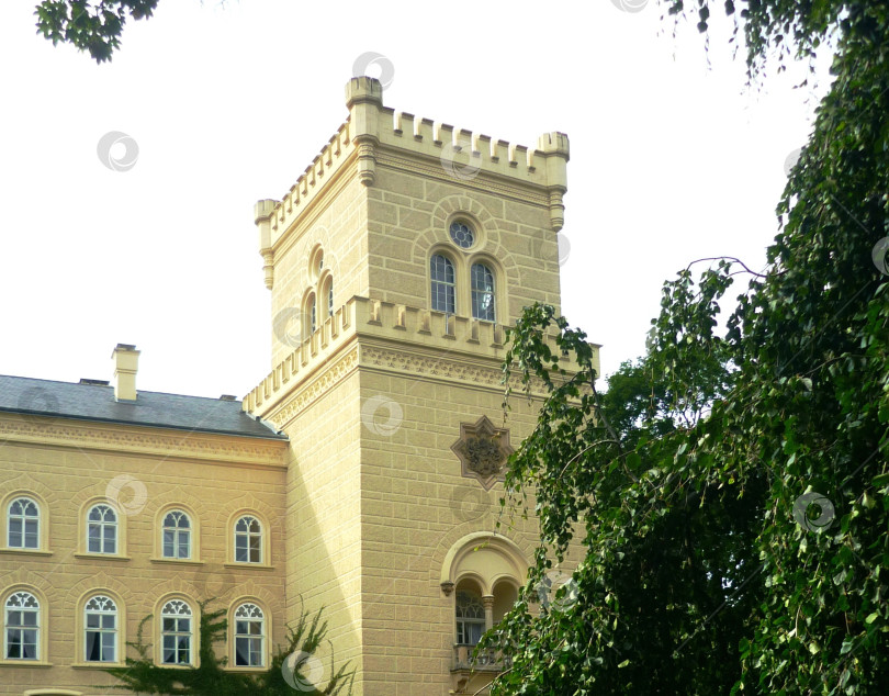 Скачать Вид на замок Хише, Чехия, Европа фотосток Ozero