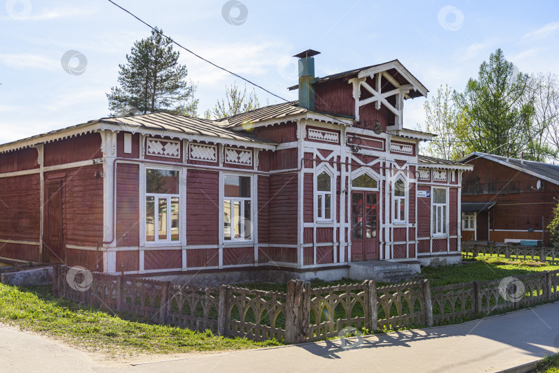 Скачать Лихославль, Россия — май 2026: Старое здание Лихославльского краеведческого музея фотосток Ozero
