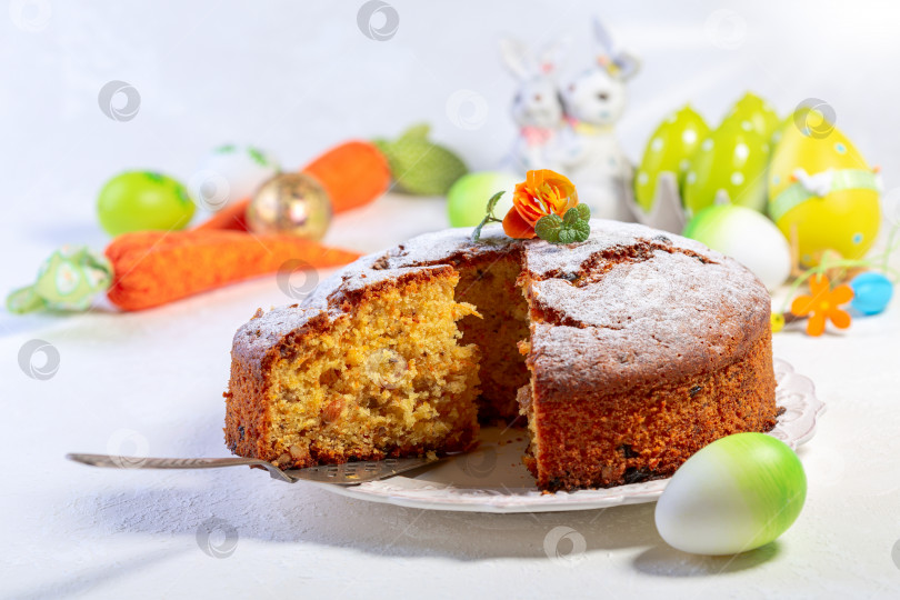 Скачать Морковный пирог на Пасху. фотосток Ozero