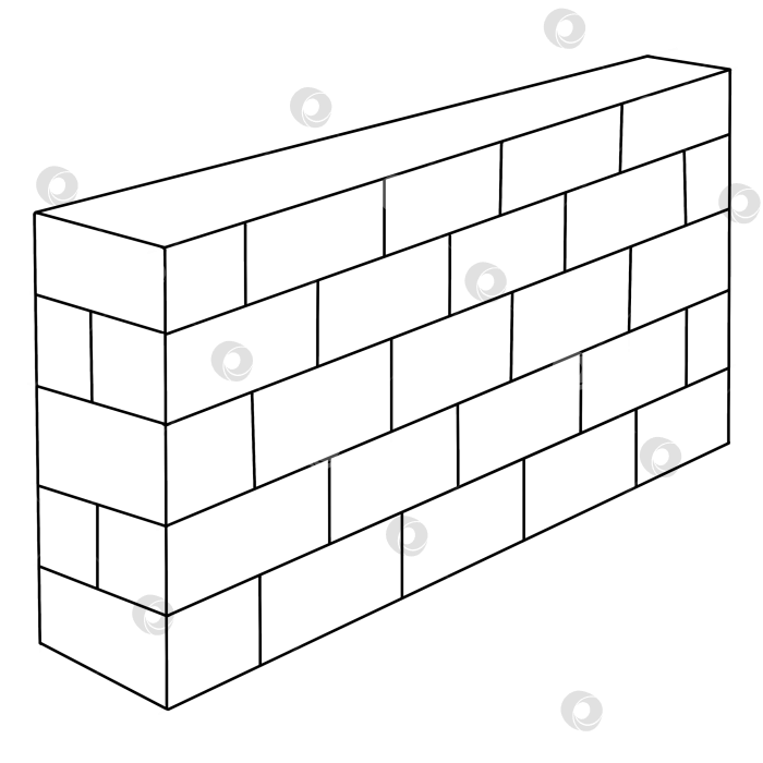 Скачать Кирпичная стена фотосток Ozero