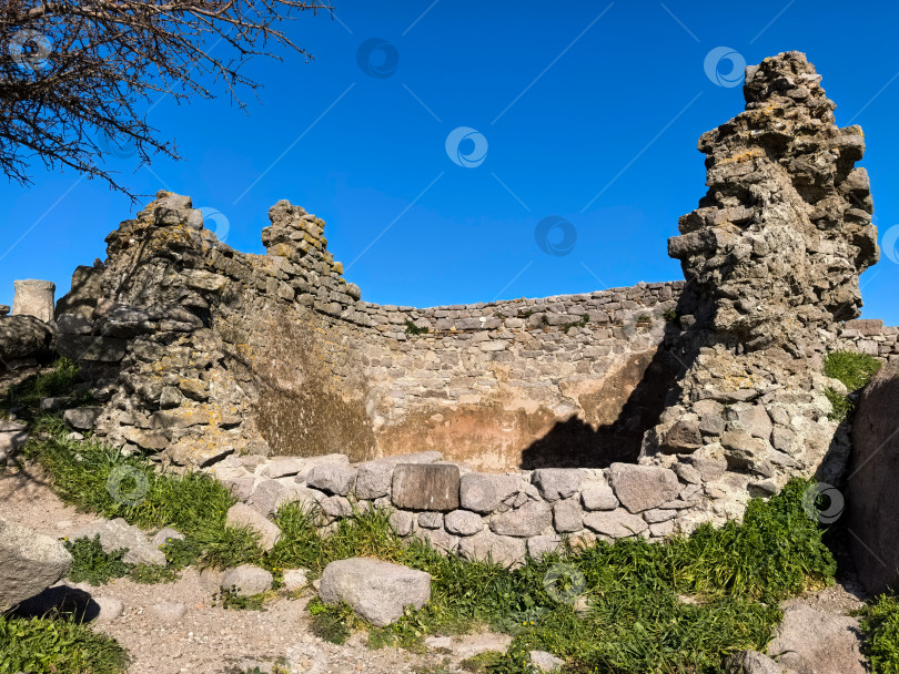 Скачать Древние руины Ассоса и храма Афины в Турции фотосток Ozero