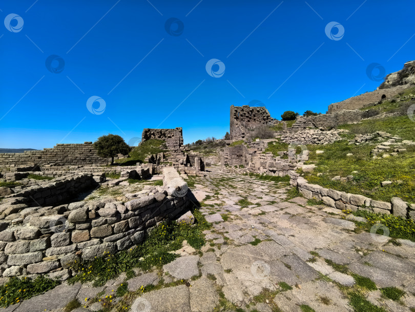 Скачать Древние руины Ассоса и храма Афины в Турции фотосток Ozero
