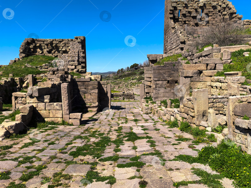Скачать Древние руины Ассоса и храма Афины в Турции фотосток Ozero