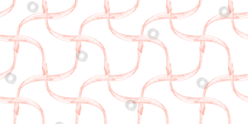 Скачать Бесшовный изолированный узор из розовой ленты фотосток Ozero
