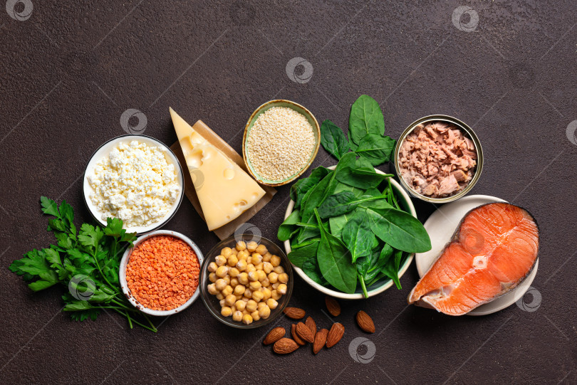 Скачать Продукты, содержащие кальций фотосток Ozero
