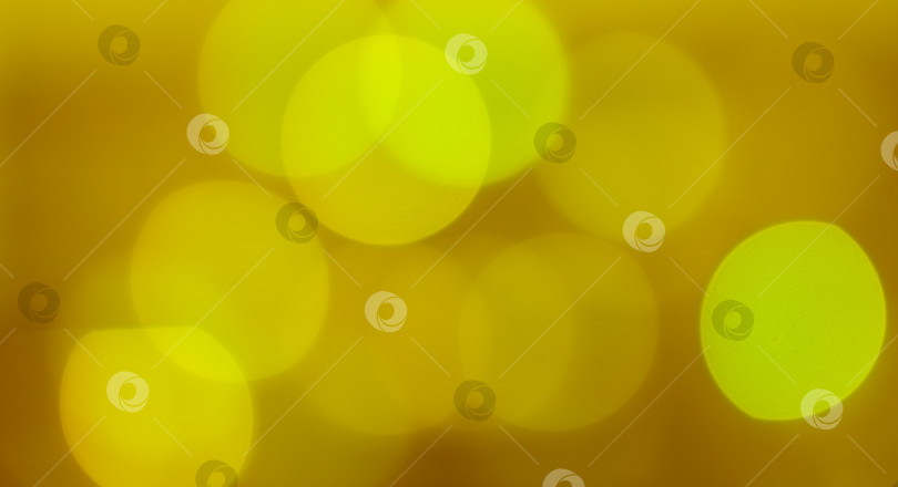 Скачать Ярко-желтое круглое боке, абстрактный желтый размытый фон фотосток Ozero