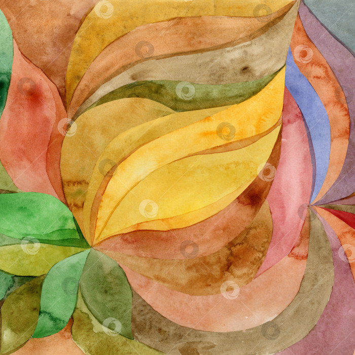 Скачать акварельный цветочный абстрактный цвет фотосток Ozero
