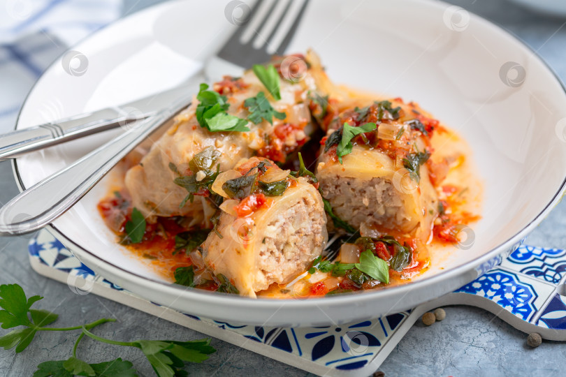 Скачать Голубцы с мясом и булгуром или рисом. фотосток Ozero