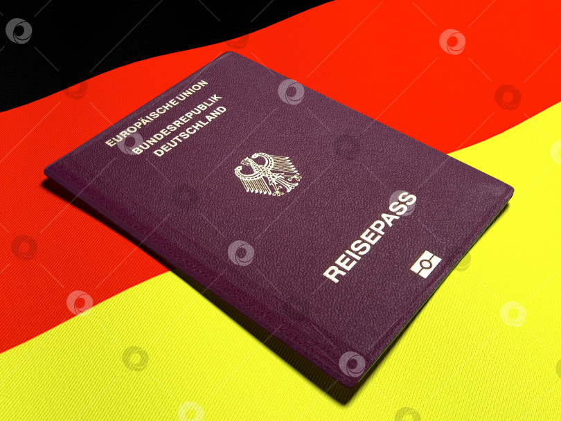 Скачать Паспорт гражданина Германии фотосток Ozero