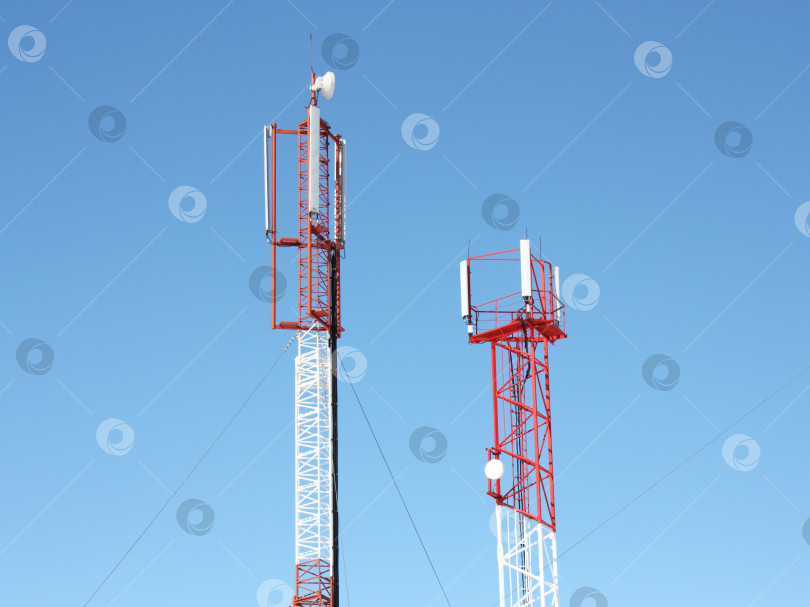 Скачать Gsm антенна (antenne), мобильный столб фотосток Ozero