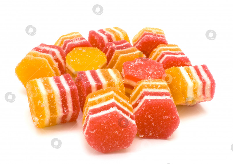 Скачать Разноцветные фруктовые конфеты, мармелад фотосток Ozero