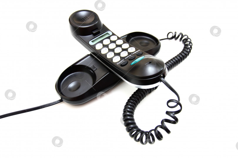 Скачать Один черный телефон с кнопками фотосток Ozero