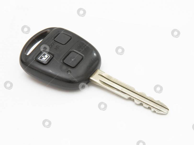 Скачать Ключ от машины, объект, выделенный на белом фоне. фотосток Ozero