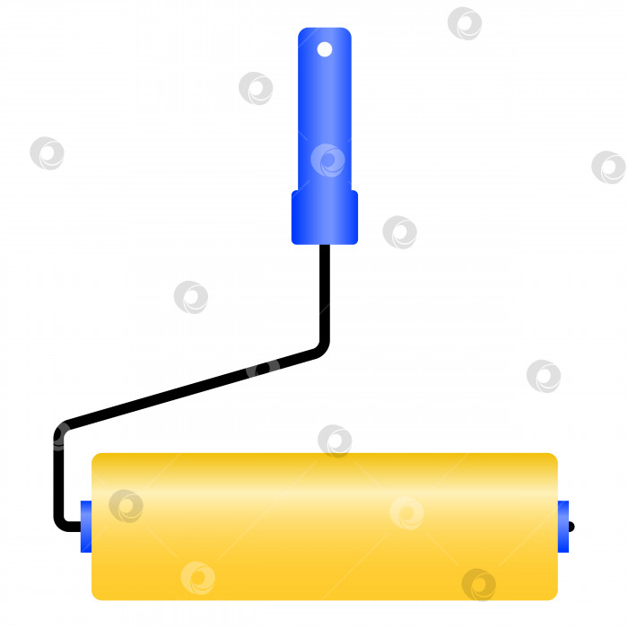Скачать Новый валик для покраски. фотосток Ozero