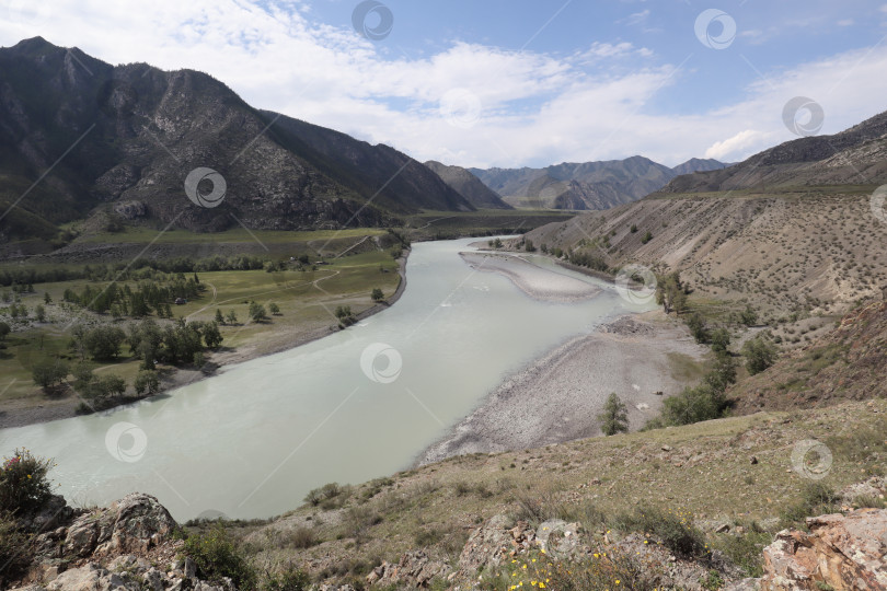 Скачать Река Катунь на Алтае фотосток Ozero