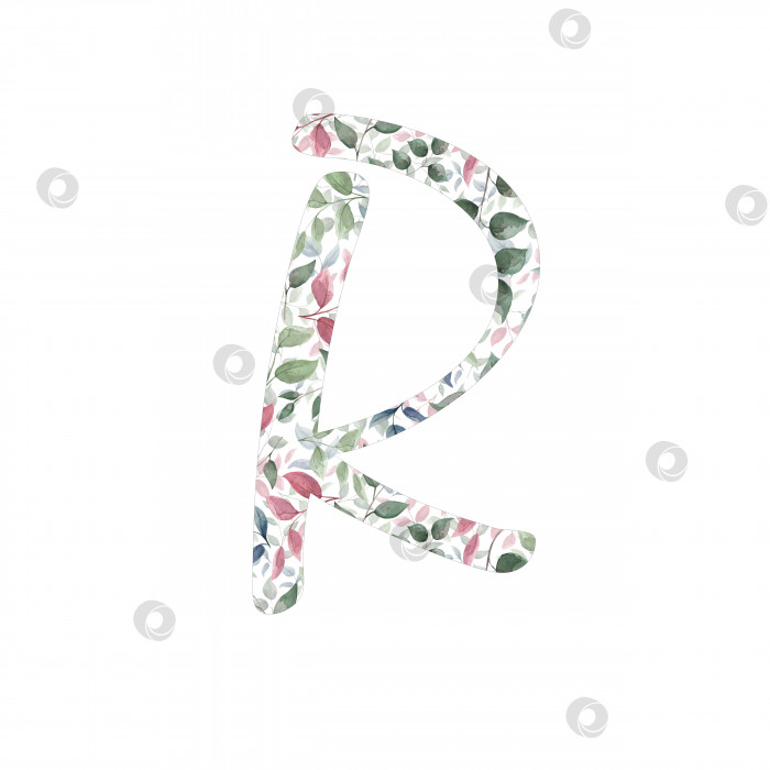 Скачать Заглавная буква R для оформления текста, праздничных открыток, декора и оформления текстовых сообщений, свадебных приглашений. фотосток Ozero