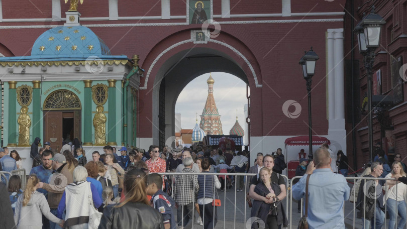 Скачать МОСКВА - 27 июля: Красная площадь Москвы, Исторический музей 27 июля 2019 года в Москве, Россия фотосток Ozero