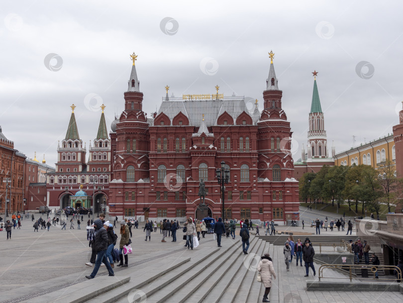 Скачать Красная площадь в Москве, Исторический музей в России фотосток Ozero